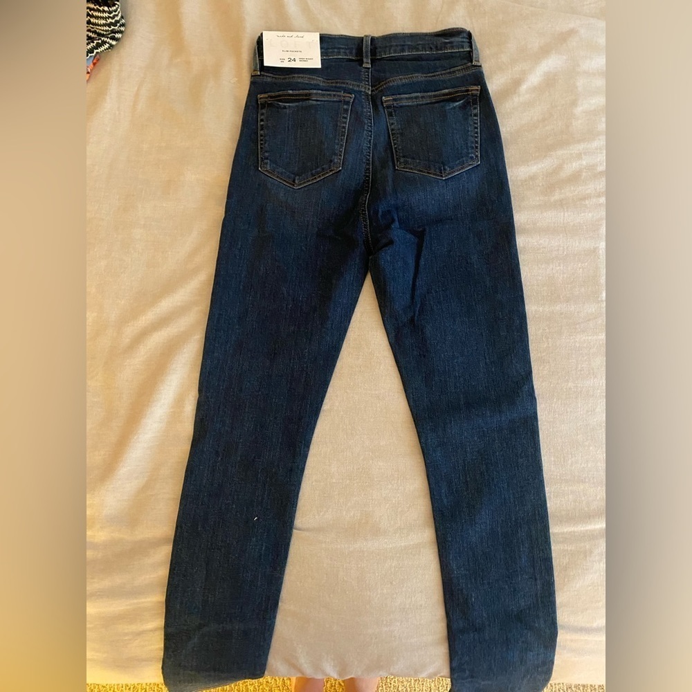 Y2K Dark denim skinny jeans from Loft, size 00